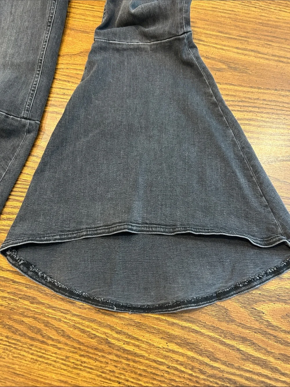 Free People Super Flare High Low Hem Jean